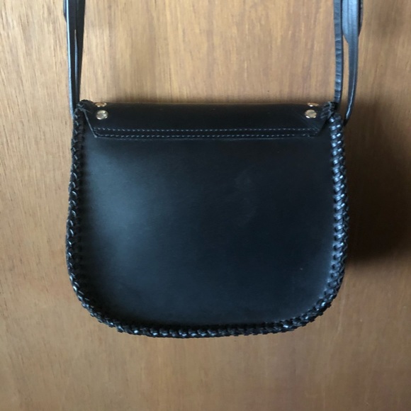 Zara Studded Embossed Leather Cross Body Bag - Picture 4 of 4